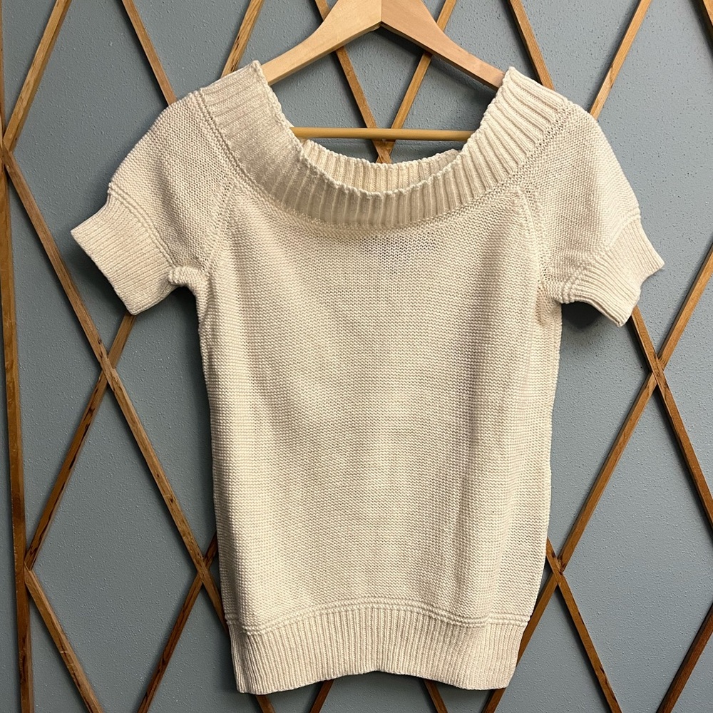 Ralph Lauren Sport Linen Blend Short Sleeve Sweater